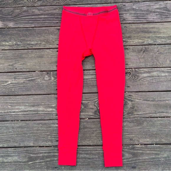 Skims Cotton Rib Red Leggings Comfy Loungewear Casual Long Johns Women’s|Size:M - Picture 10 of 16